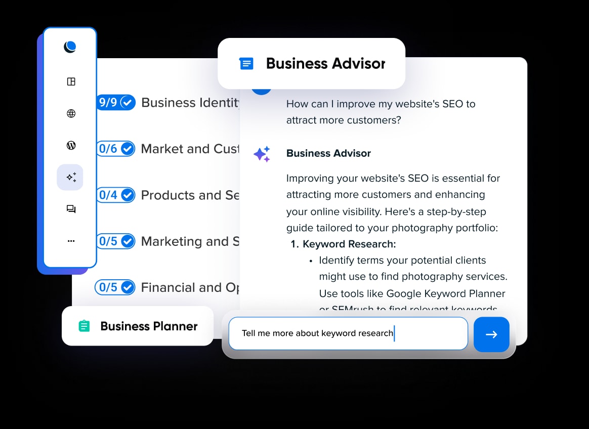 AI tools dashboard